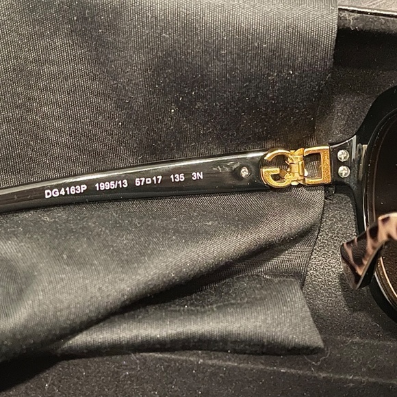 Dolce & Gabbana Tortoise Sunglasses with Hard & Soft Cases: DG4163P main image 6